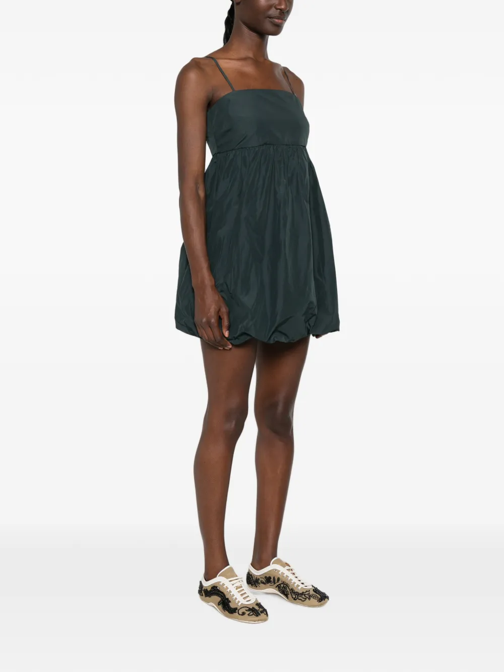 Marella Alamaro gesmockte mini-jurk Blauw