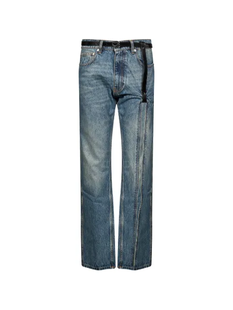 Coperni belted zip-detail jeans
