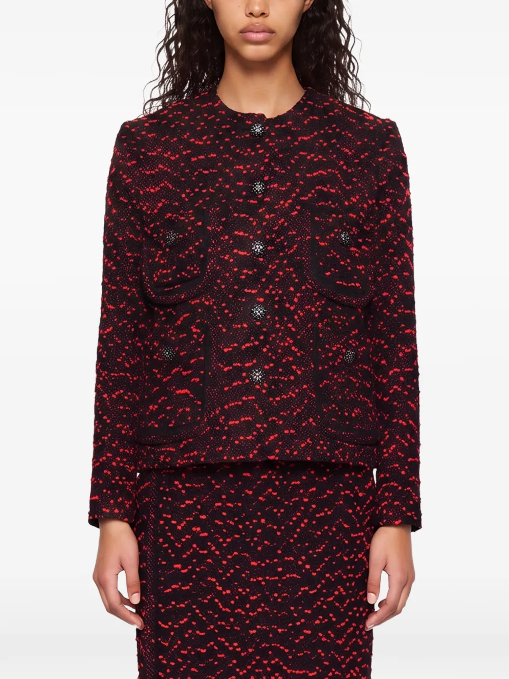 Elie Saab Tweed jack Zwart
