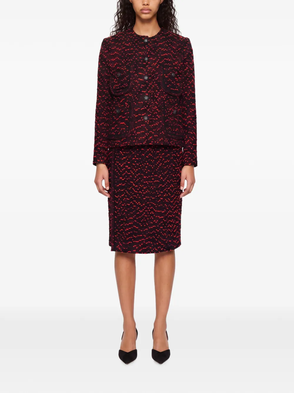 Elie Saab Tweed jack Zwart