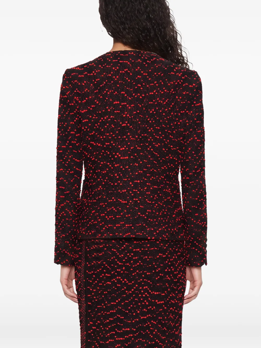 Elie Saab Tweed jack Zwart