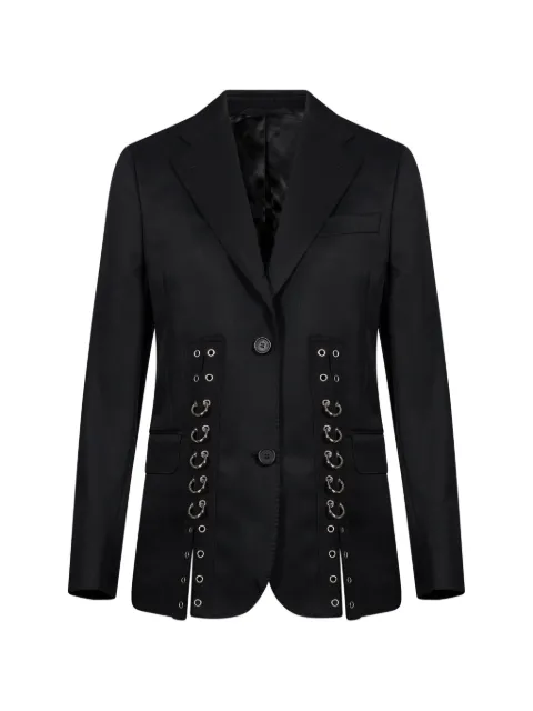 Simone Rocha pierced eyelet-embellished blazer