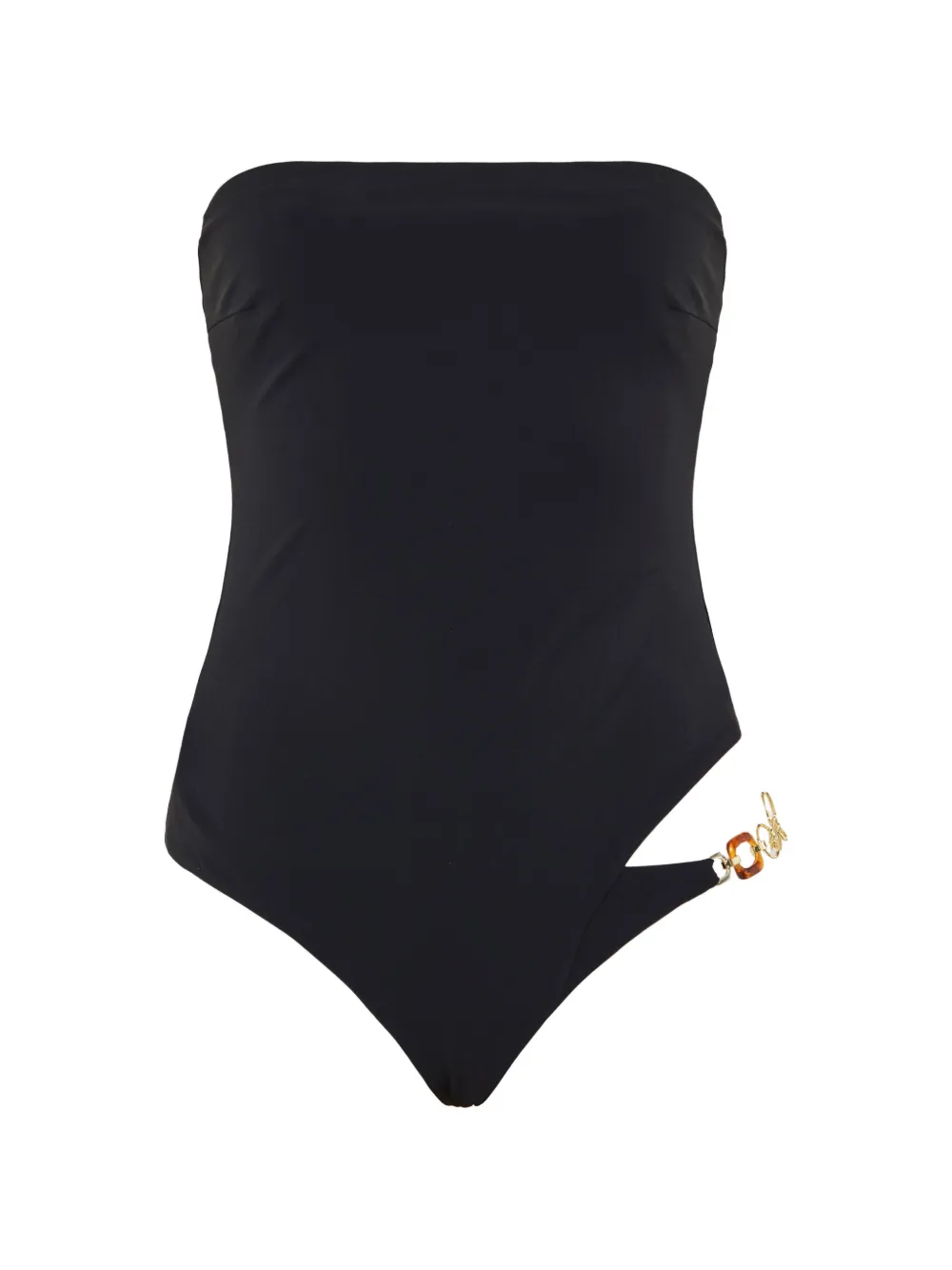 Christopher Esber embellished cut-out swimsuit - Nero
