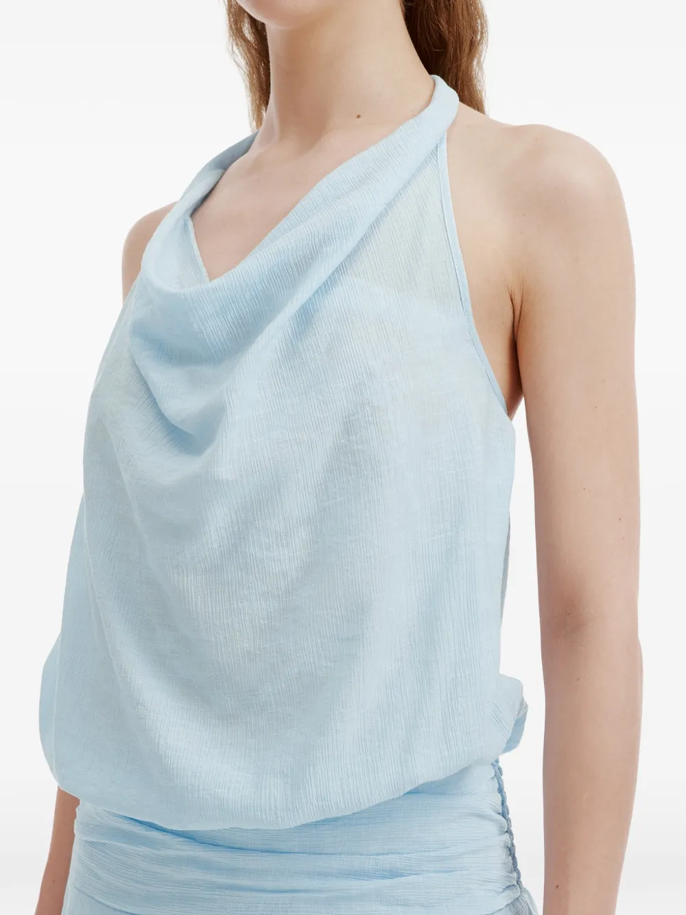 b+ab Shorts en top met ronde hals Blauw