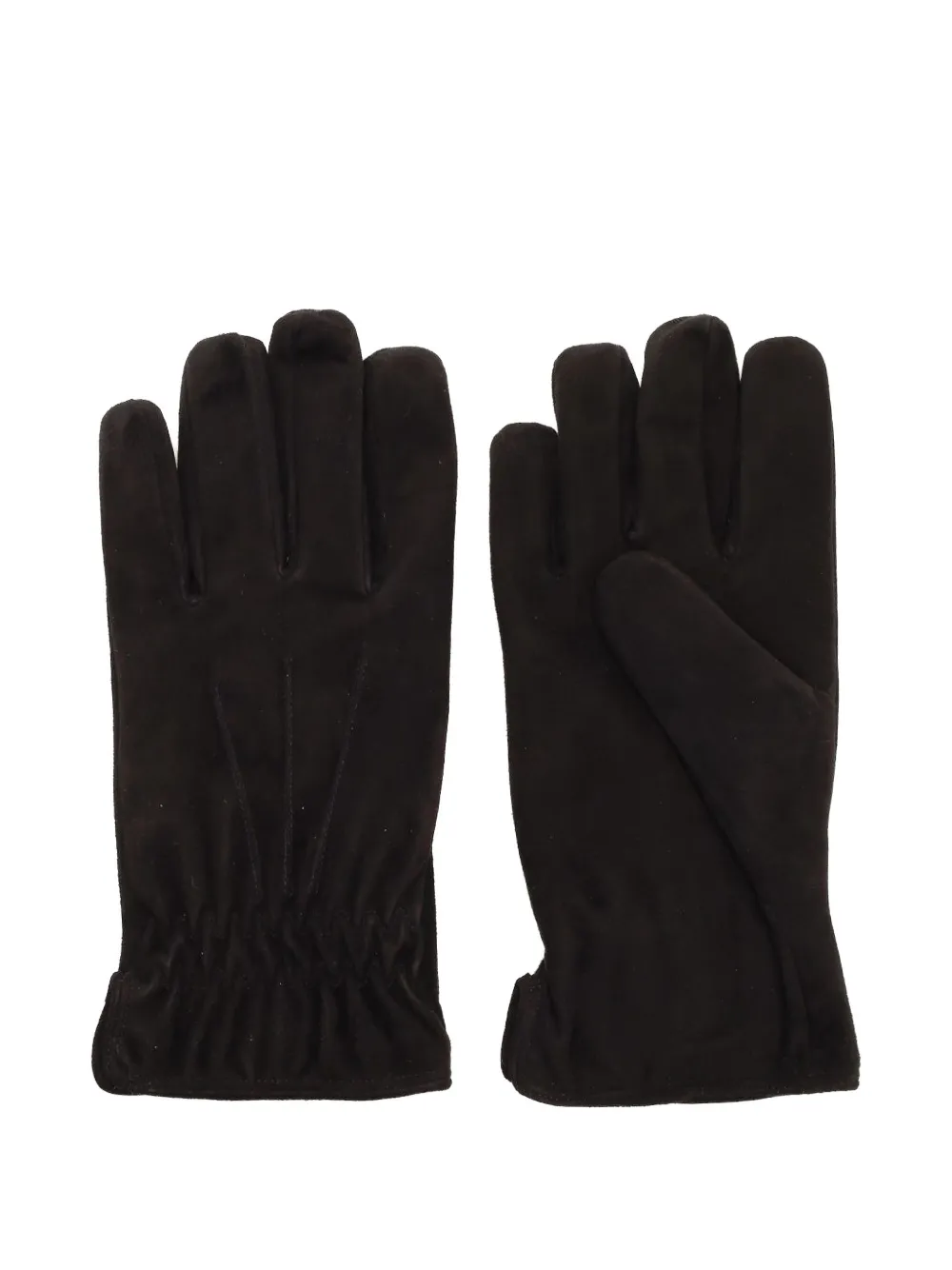 Al Duca D’Aosta 1902 elasticated-cuffs gloves - Schwarz