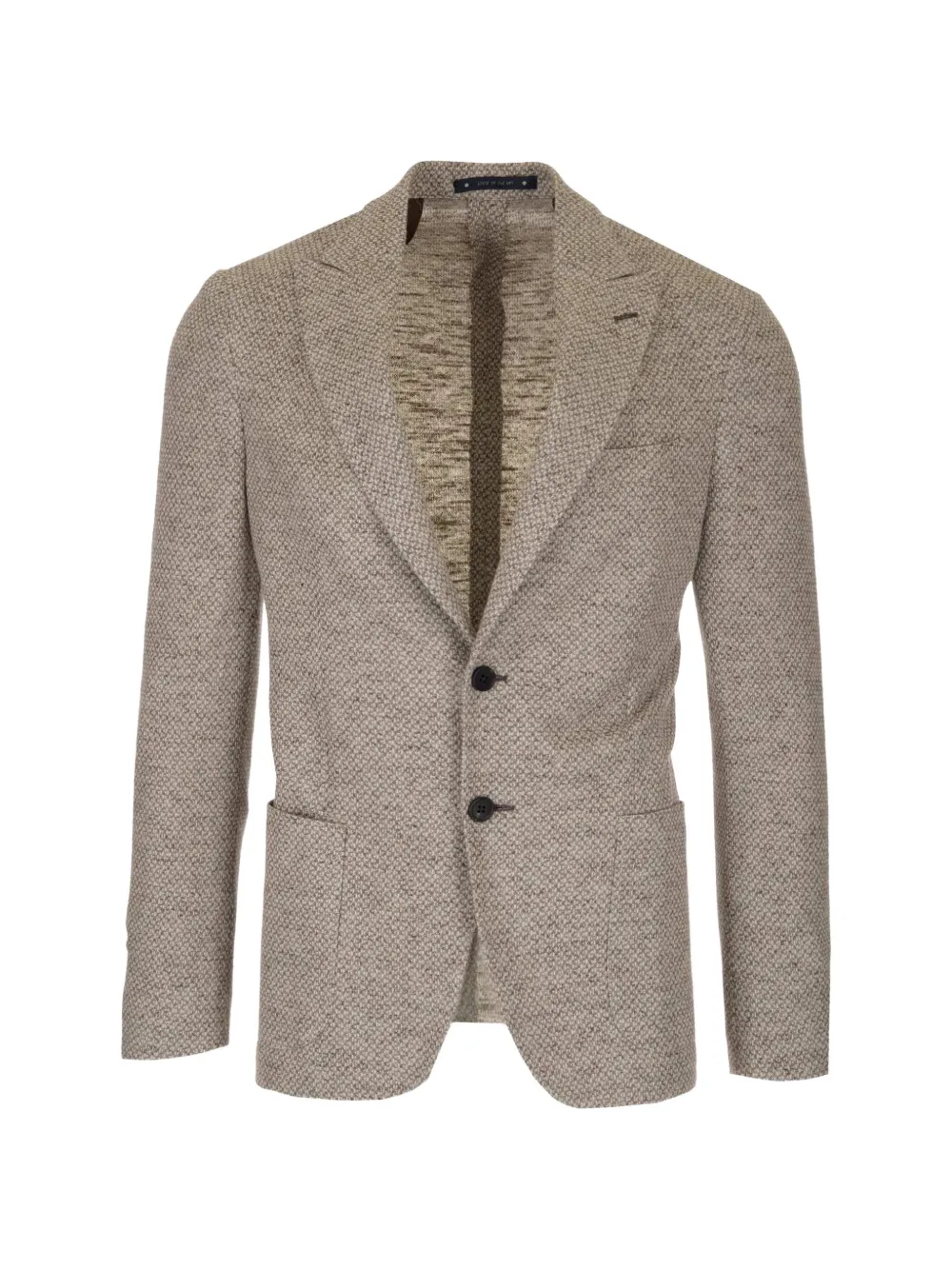 Al Duca D’Aosta 1902 micro-check jacket - Toni neutri