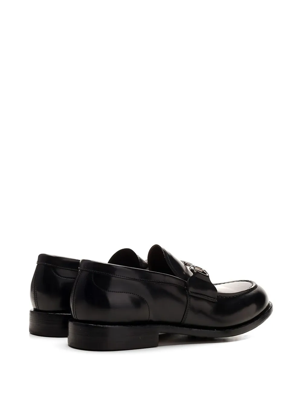 Al Duca D Aosta 1902 horsebit-detail loafers Zwart