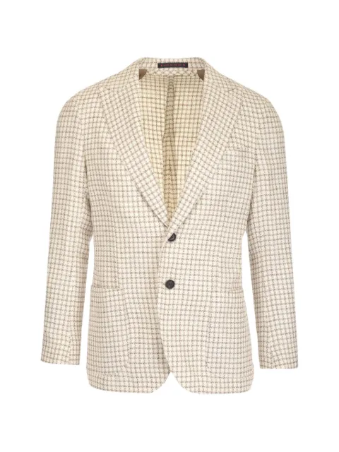 Al Duca D’Aosta 1902 blazer con estampado pied de poule