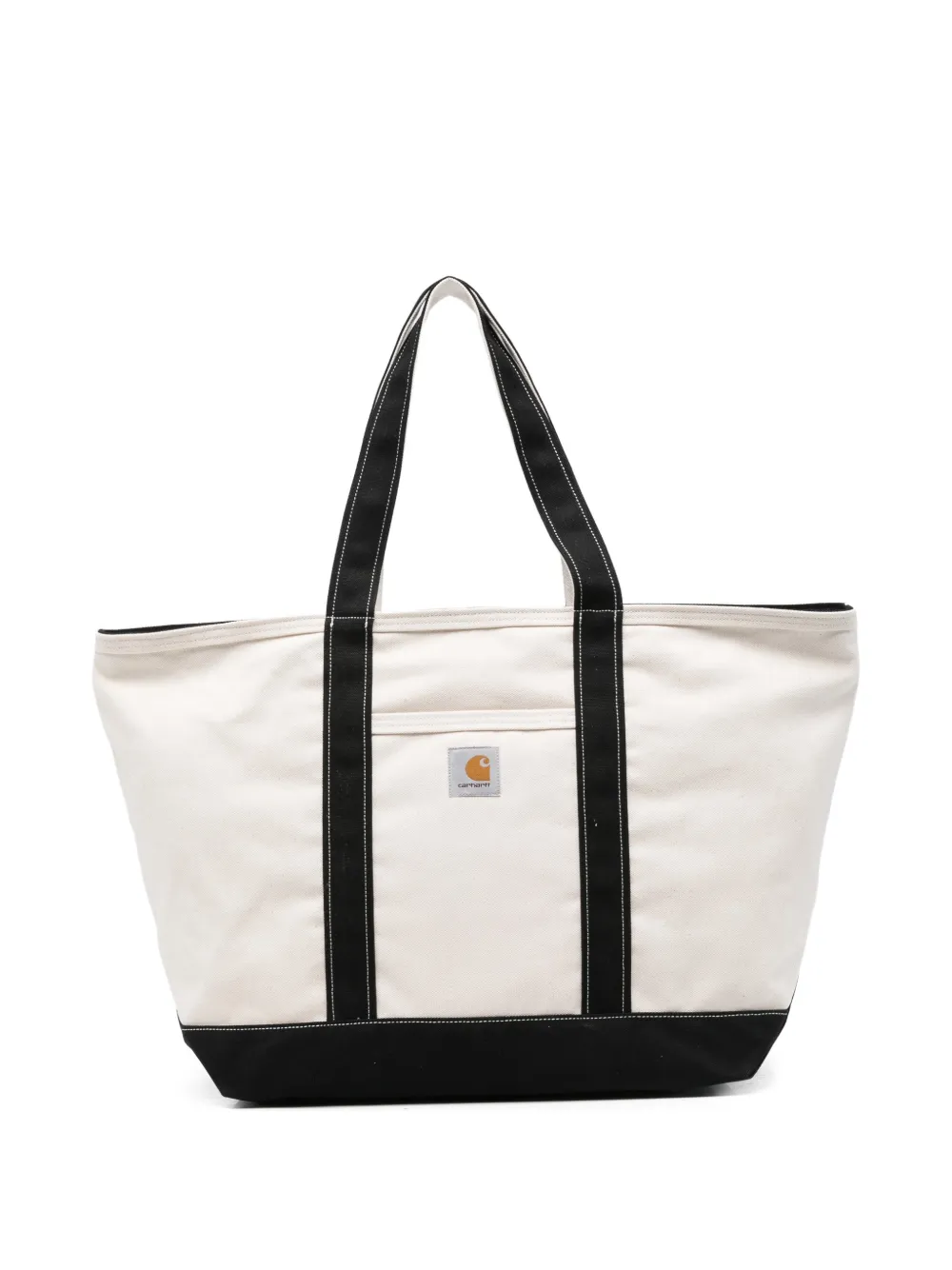 Carhartt WIP logo-patch panelled shoulder bag - Toni neutri