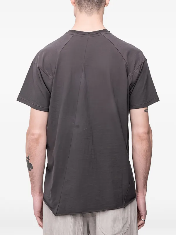 The Viridi-Anne raw-edge short-sleeve T-shirt | Grey | FARFETCH