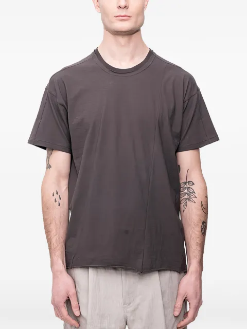 The Viridi-Anne camiseta con borde sin rematar