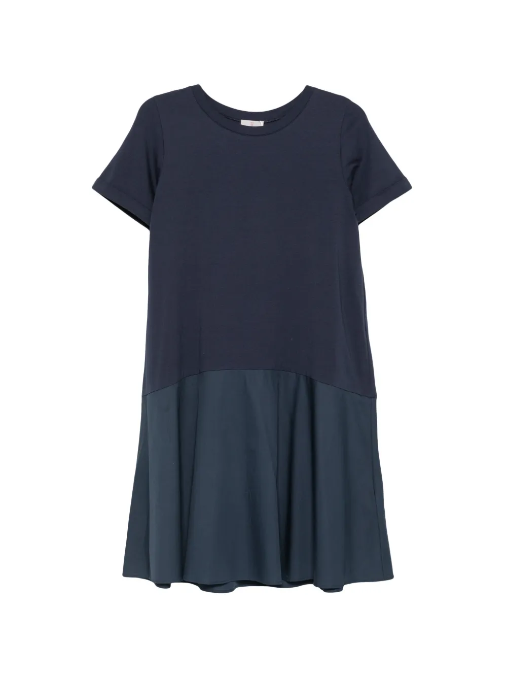 Marella Rugiada short-sleeve panelled mini dress - Blu