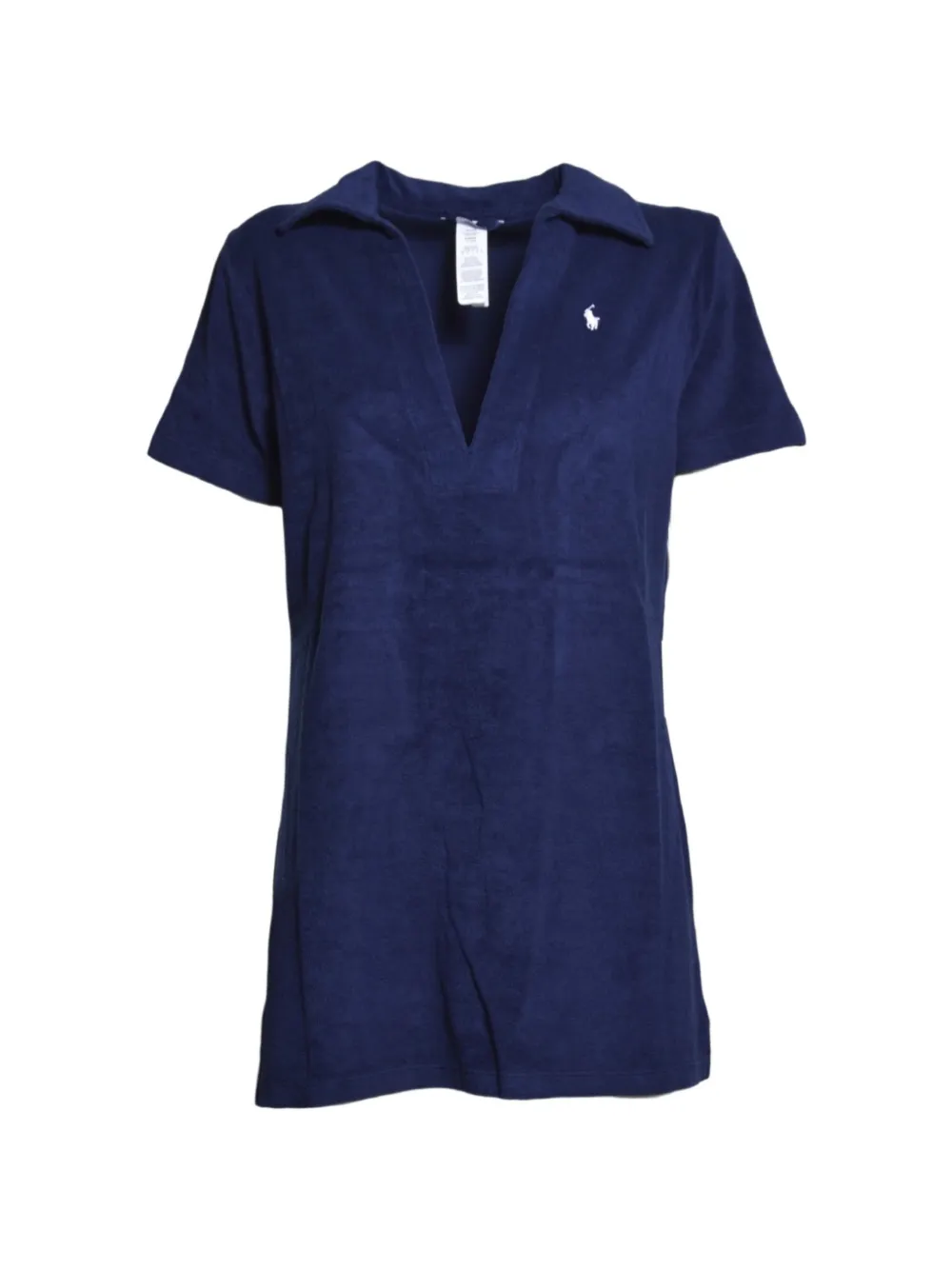 Polo Ralph Lauren logo-embroidered mini dress - Blu