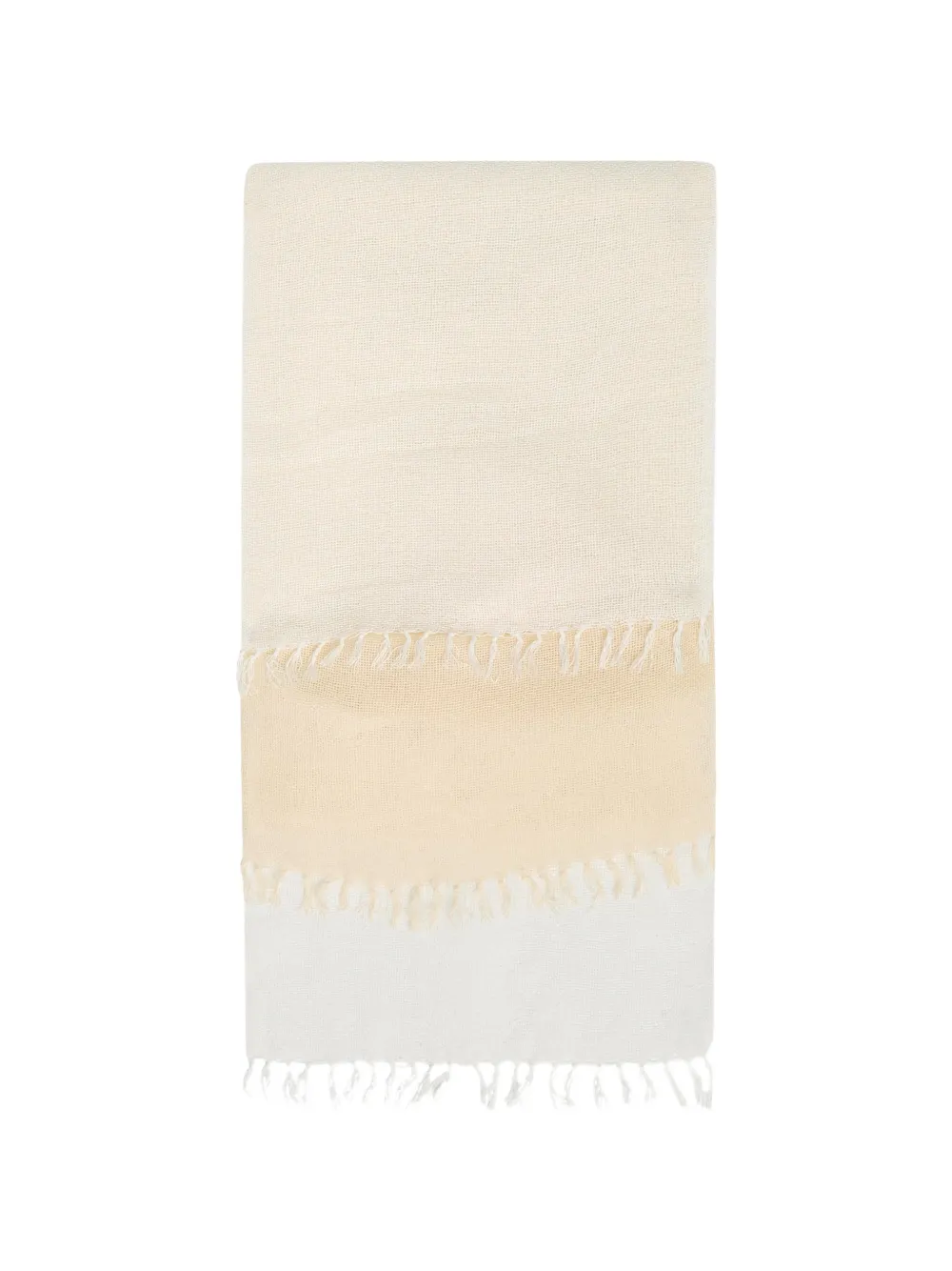 Issey Miyake Slits Stole fringed panelled belt - Toni neutri