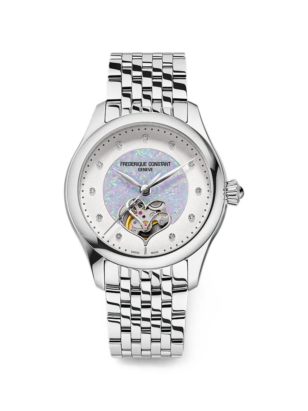 Frederique Constant Classics Double Heart Beat 36mm watch - Blu