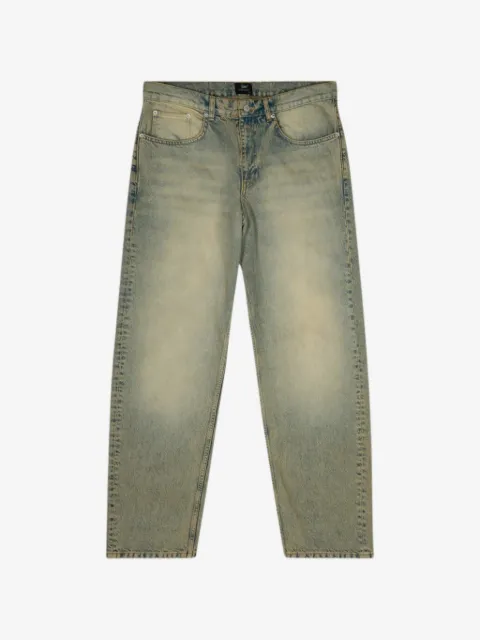 PATTA logo-appliqué sand-washed jeans