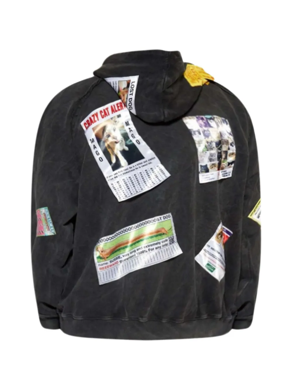  Ssstufff Sudadera Con Capucha Y Parche - Negro 