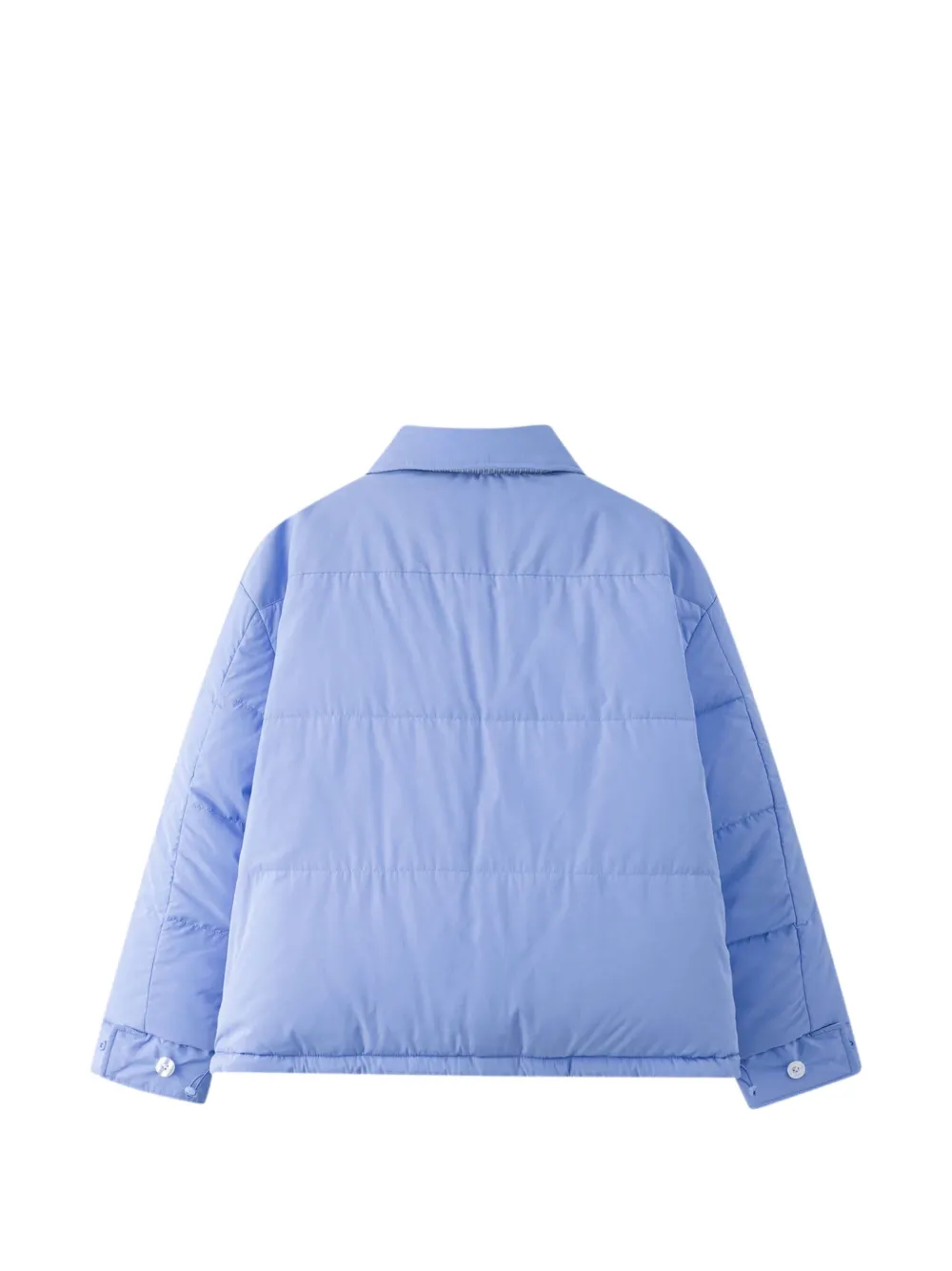  Ssstufff Reversible Pinstripe-pattern Puffer Jacket - Bleu 
