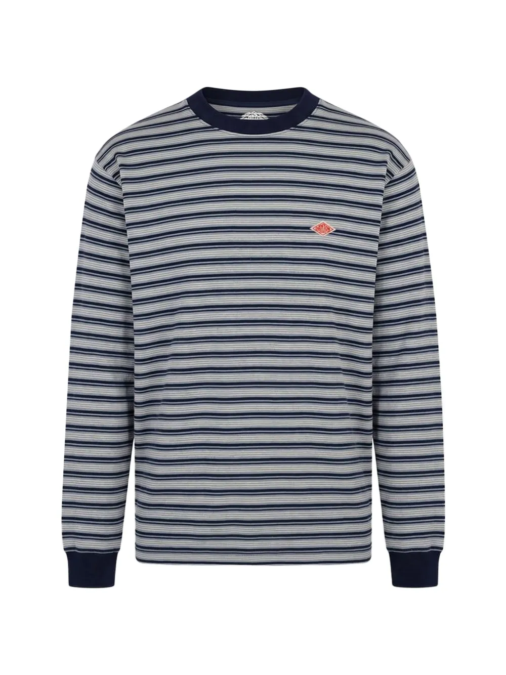 Danton striped long-sleeve T-shirt - Grigio