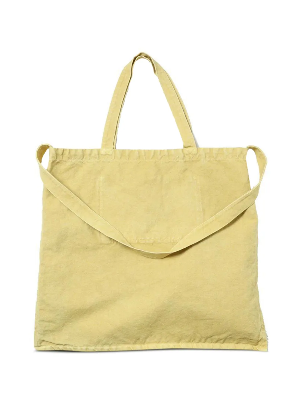 Kaptain Sunshine crinkle-effect tote bag - Giallo
