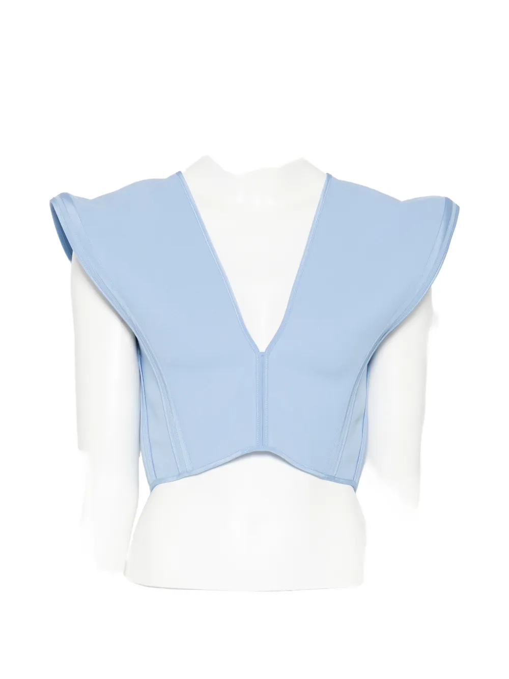Maticevski bonded combat top - Blu
