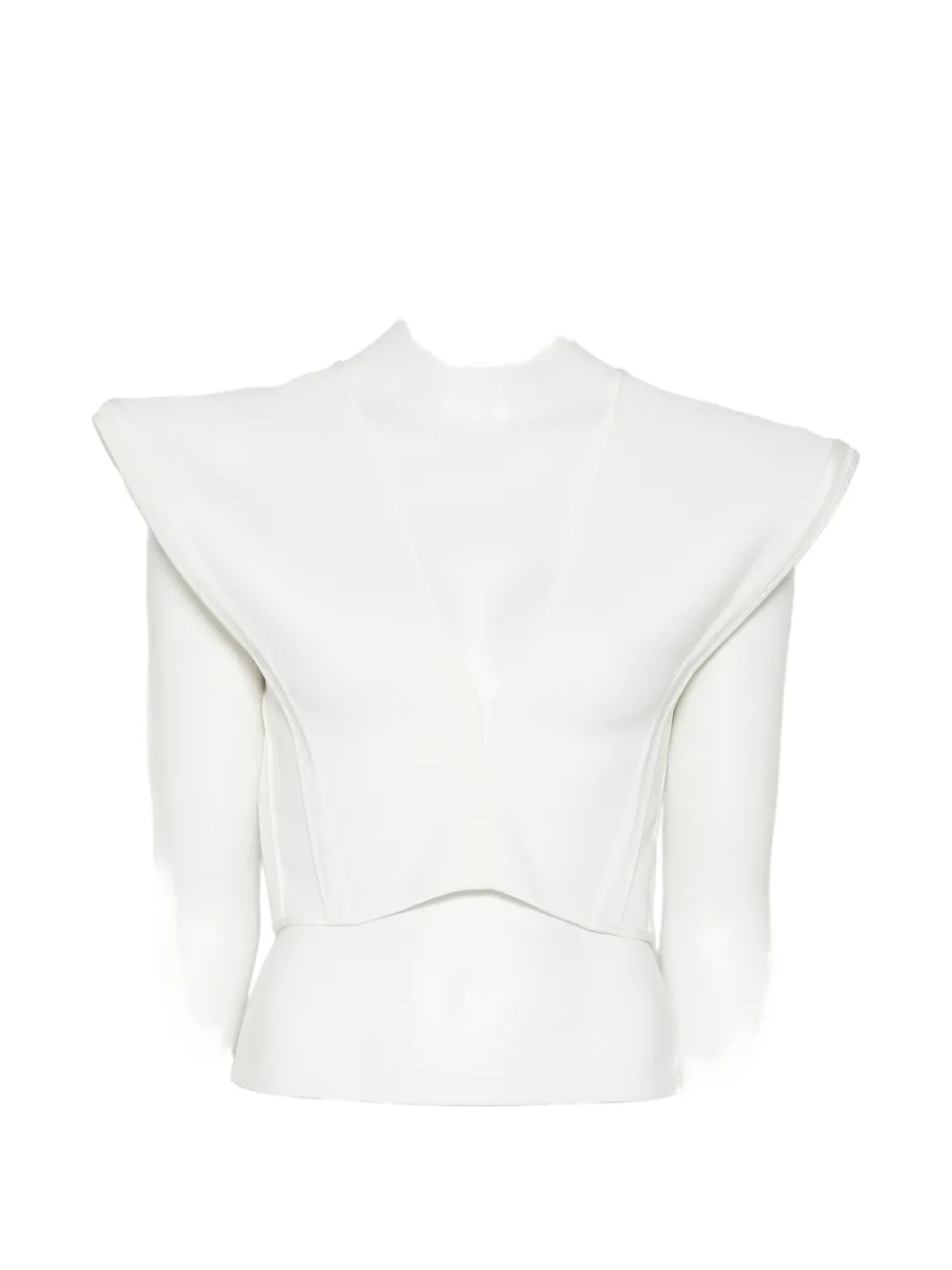 Maticevski bonded combat top - Bianco