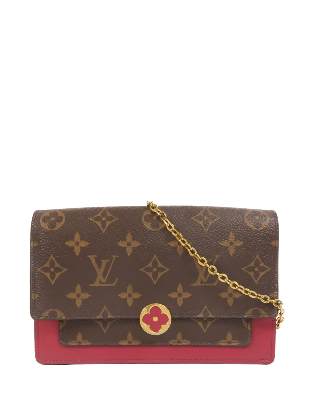 Louis Vuitton Pre-Owned Flore chain-strap crossbody bag - Marrone