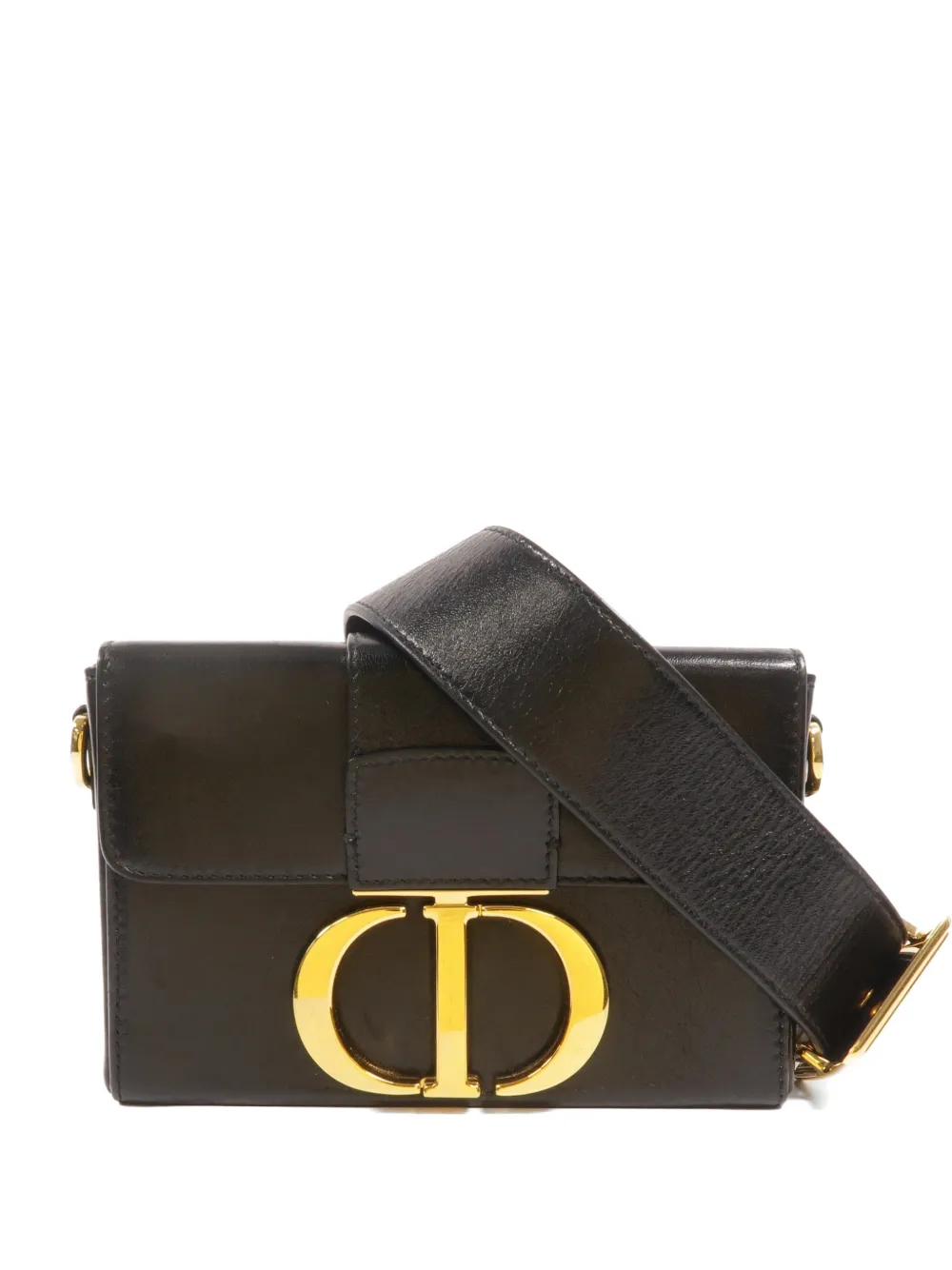 Christian Dior Pre-Owned 30 Montaigne leather shoulder bag - Black