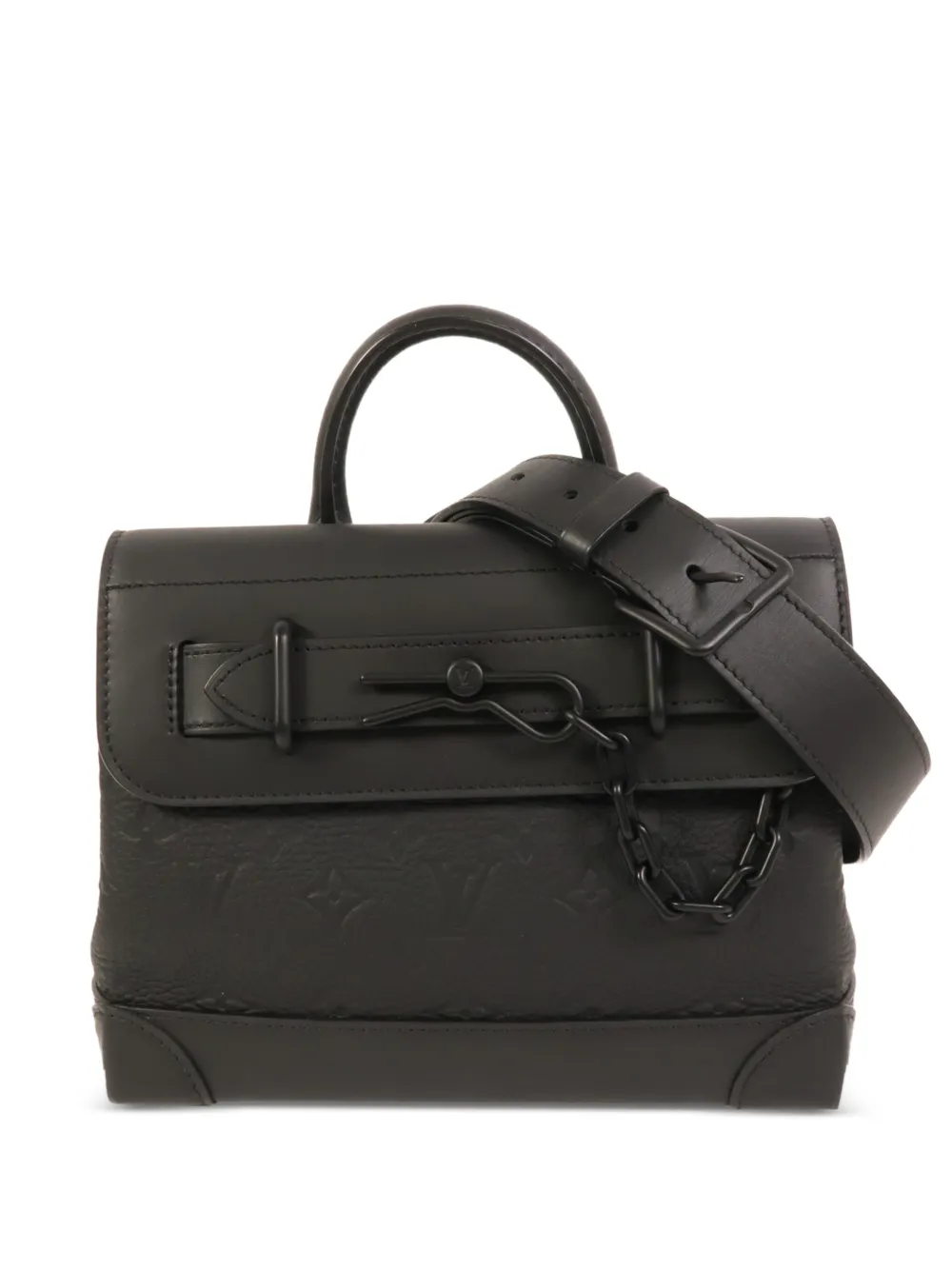 Louis Vuitton Pre-Owned PM Steamer two-way calfskin tote bag - Schwarz