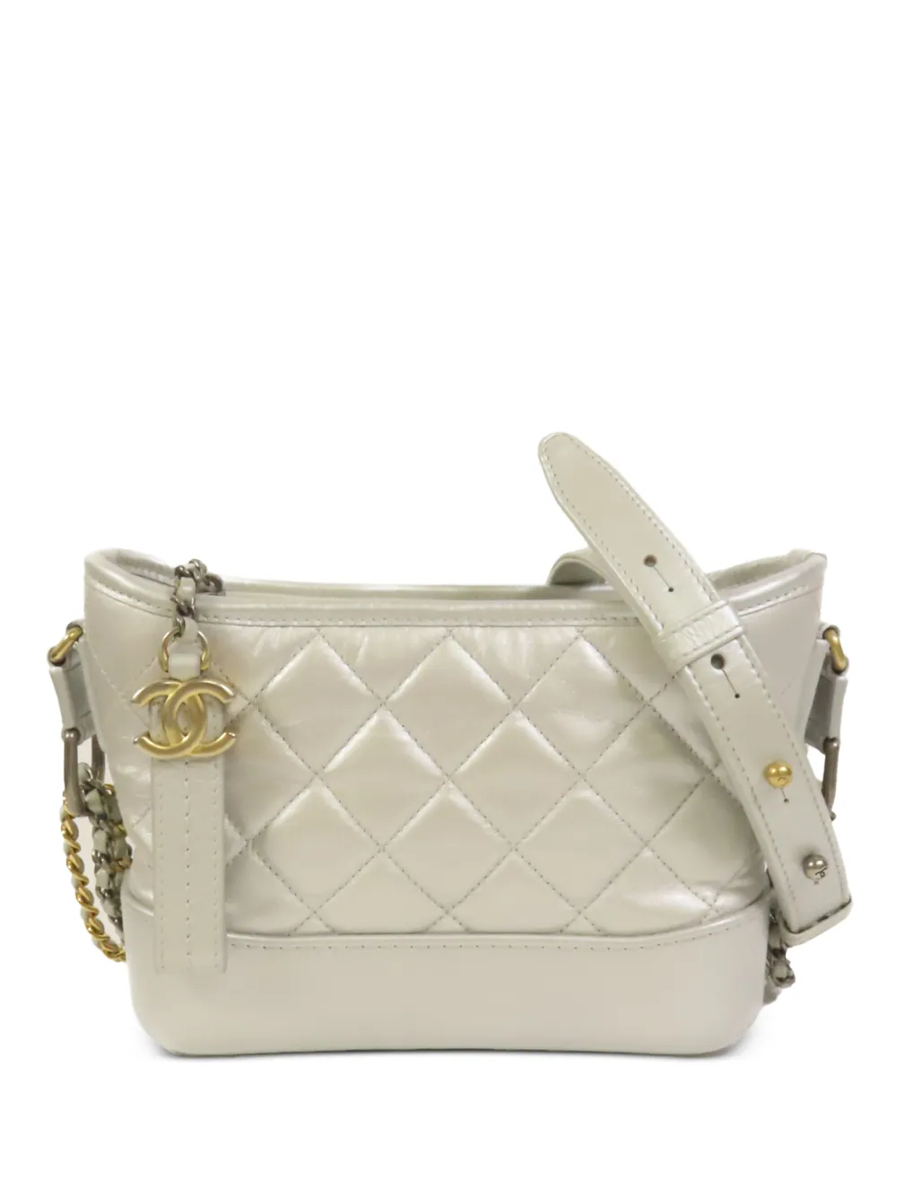 CHANEL Pre-Owned small Gabrielle CC shoulder bag - Argento