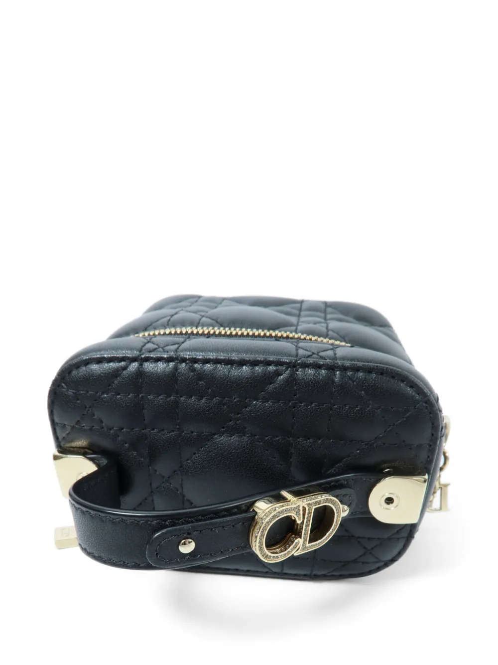 Christian Dior Pre-Owned Cannage leren shopper Zwart