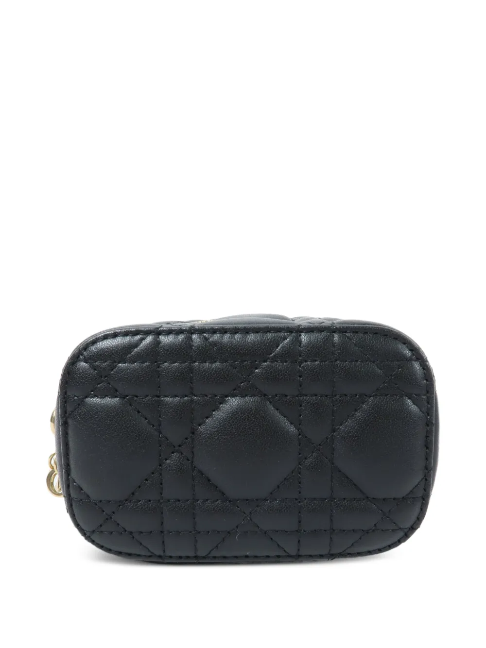 Christian Dior Pre-Owned Cannage leren shopper Zwart