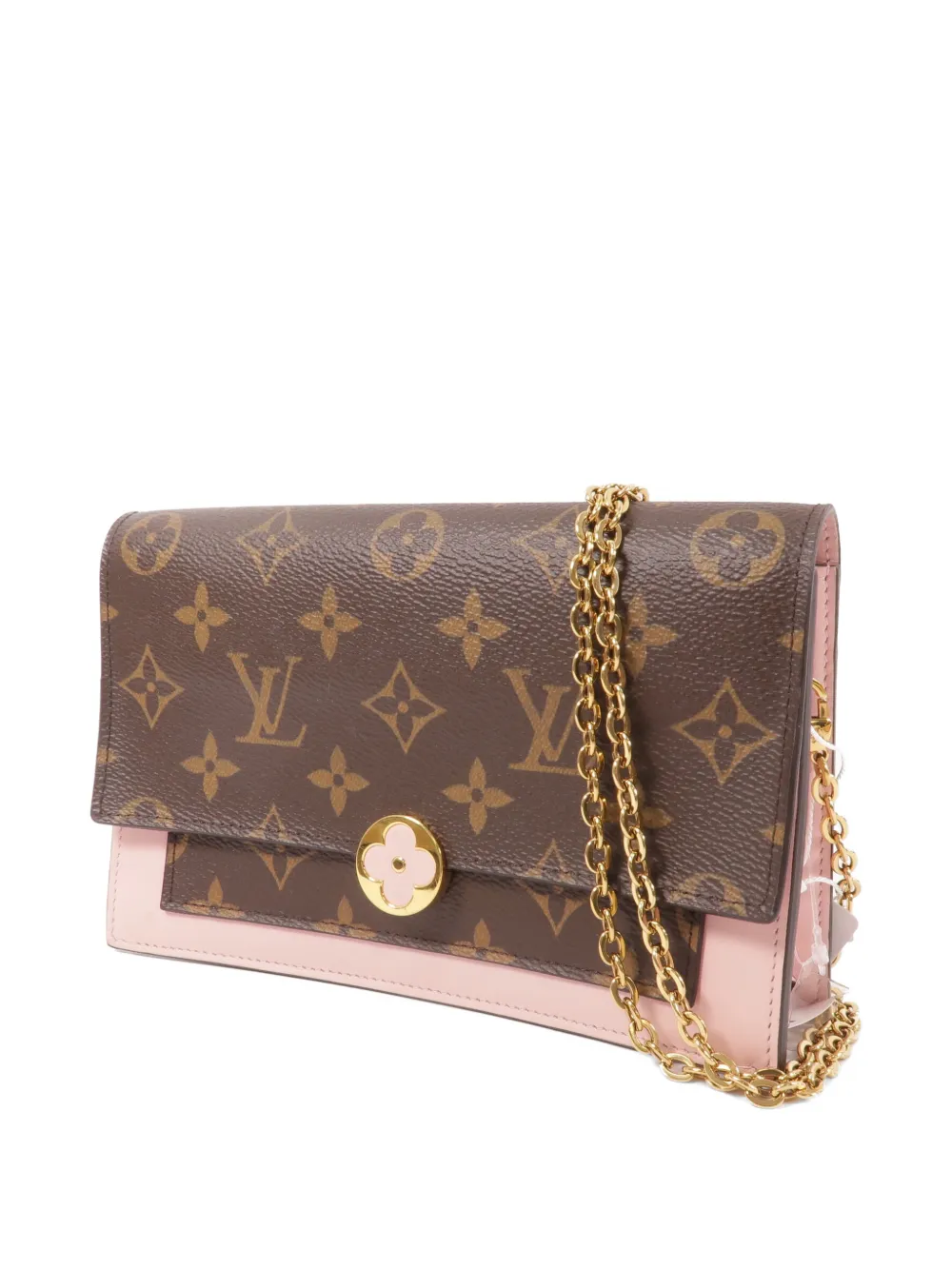 Louis Vuitton Pre-Owned Flore schoudertas met monogram Bruin