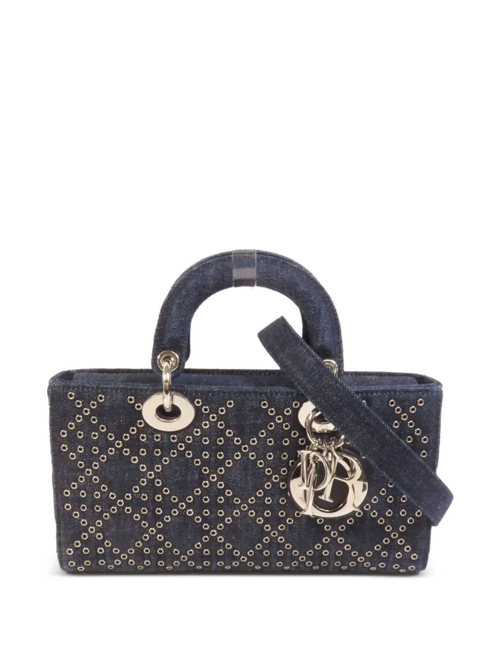 Christian Dior Pre-Owned Lady D-Joy two-way denim handbag - Blu