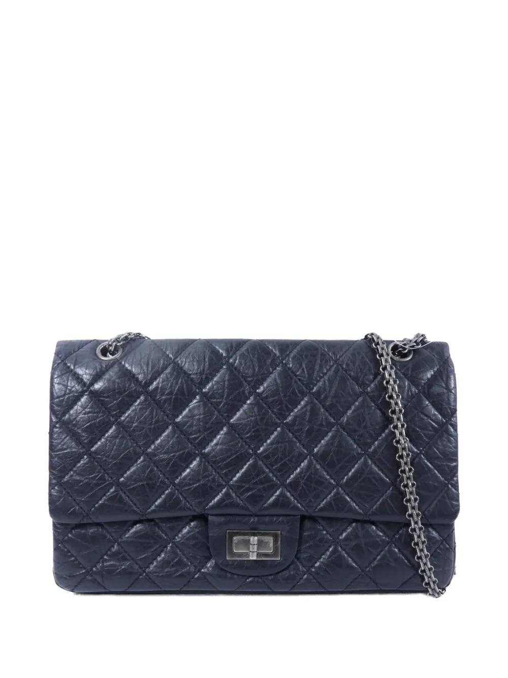 CHANEL Pre-Owned 2.55 Jumbo shoulder bag - Black