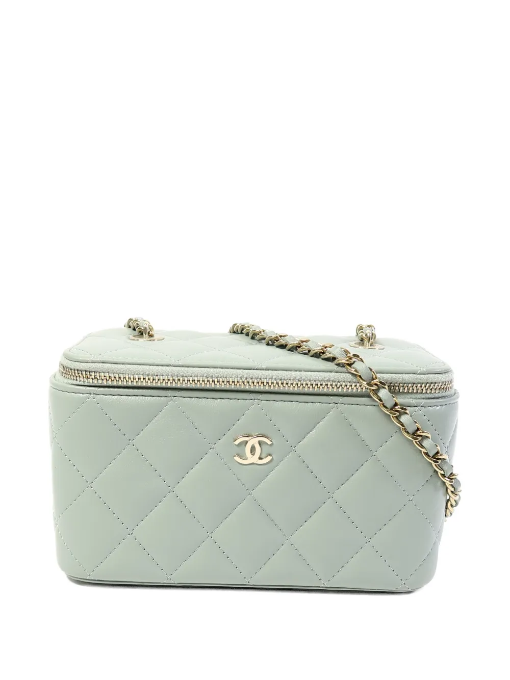 CHANEL Pre-Owned CC Vanity Case crossbody bag - Verde