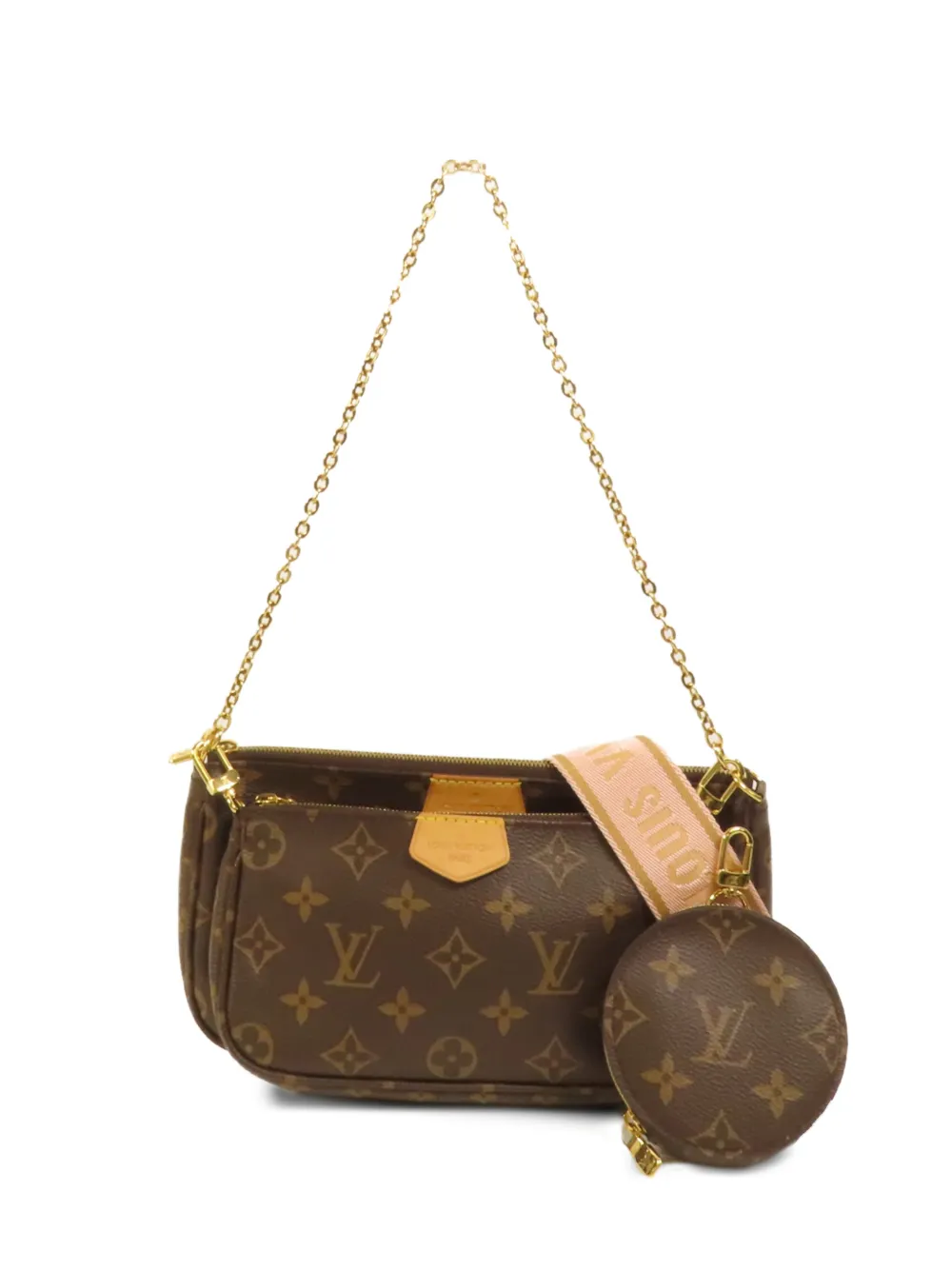 Louis Vuitton Pre-Owned Multi Pochette logo shoulder bag - Marrone