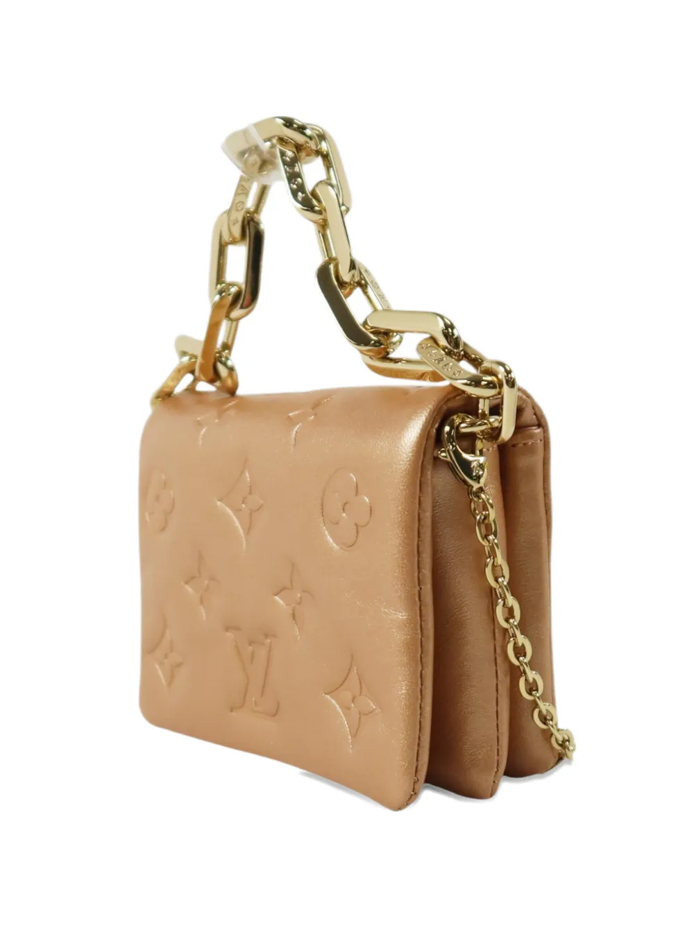 Louis Vuitton Pre-Owned Monogram Embossed Coussin shoulder bag - Toni neutri