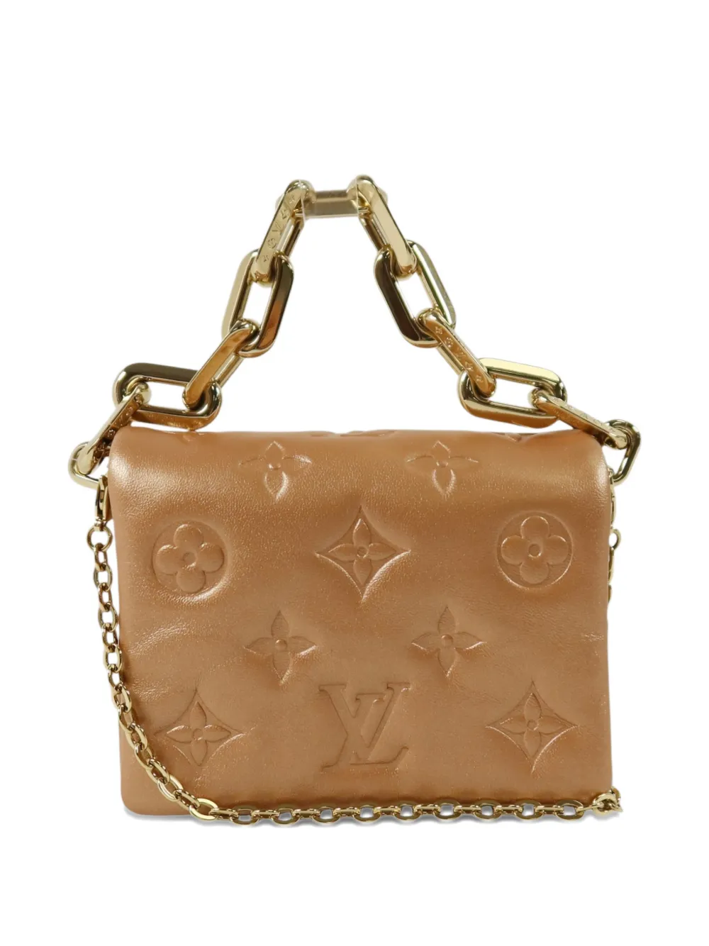 Louis Vuitton Pre-Owned Monogram Embossed Coussin shoulder bag - Toni neutri