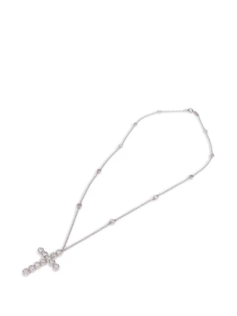 Tiffany & Co. Pre-Owned cross diamond necklace