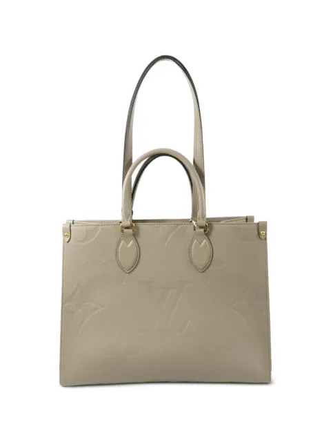 Louis Vuitton Pre-Owned MM On The Go two-way calfskin tote bag