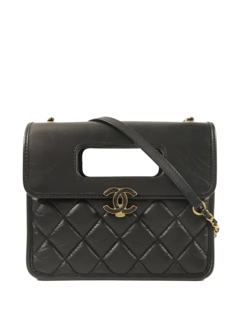 CHANEL Pre-Owned quilted CC turn-lock tote bag