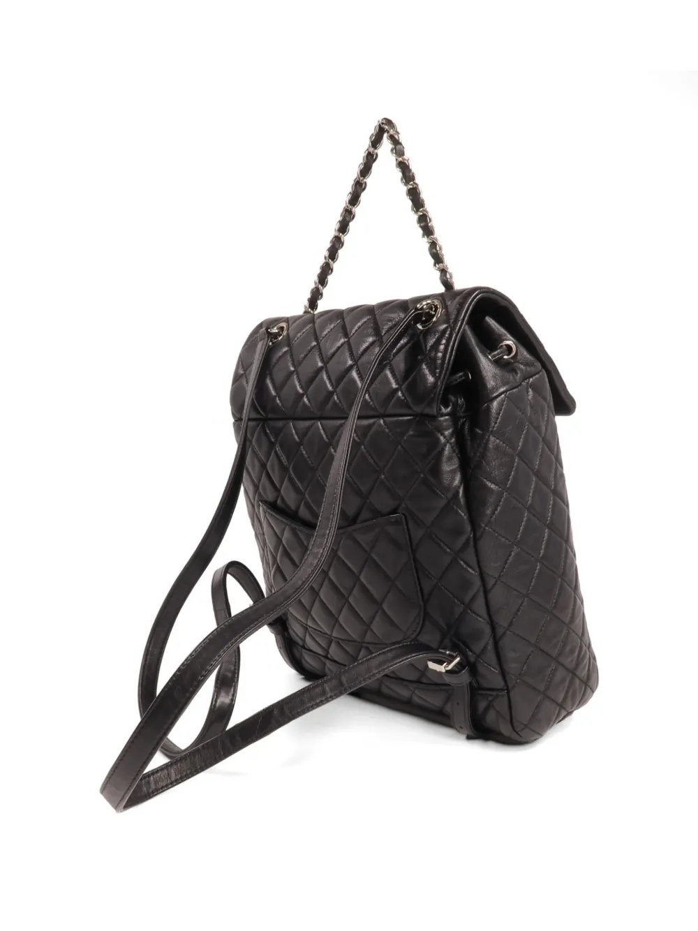 CHANEL Pre-Owned rugzak met CC-draaislot Zwart