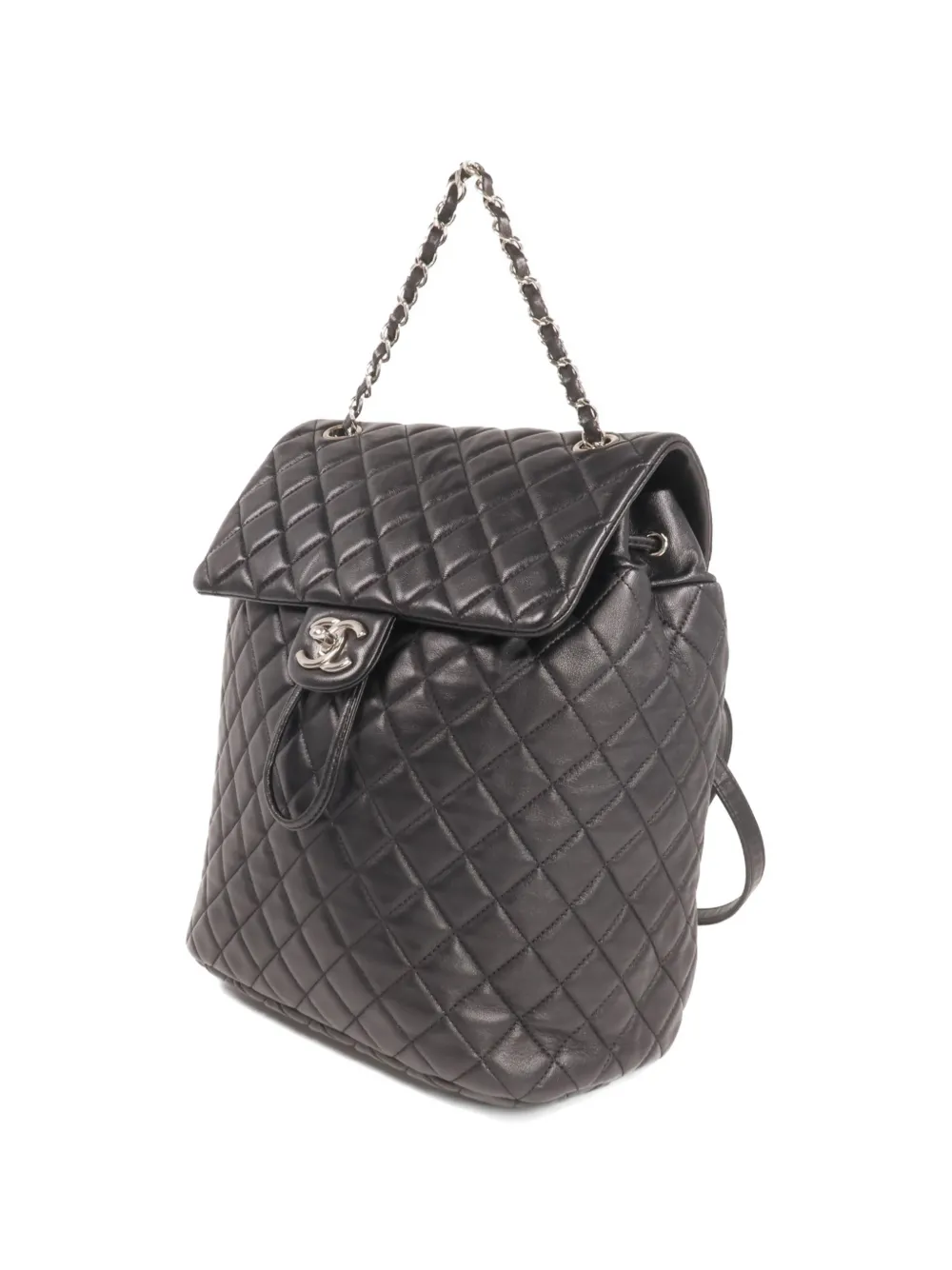 CHANEL Pre-Owned rugzak met CC-draaislot Zwart