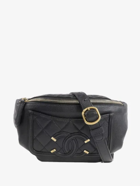 CHANEL Pre-Owned Filigree leather belt bag