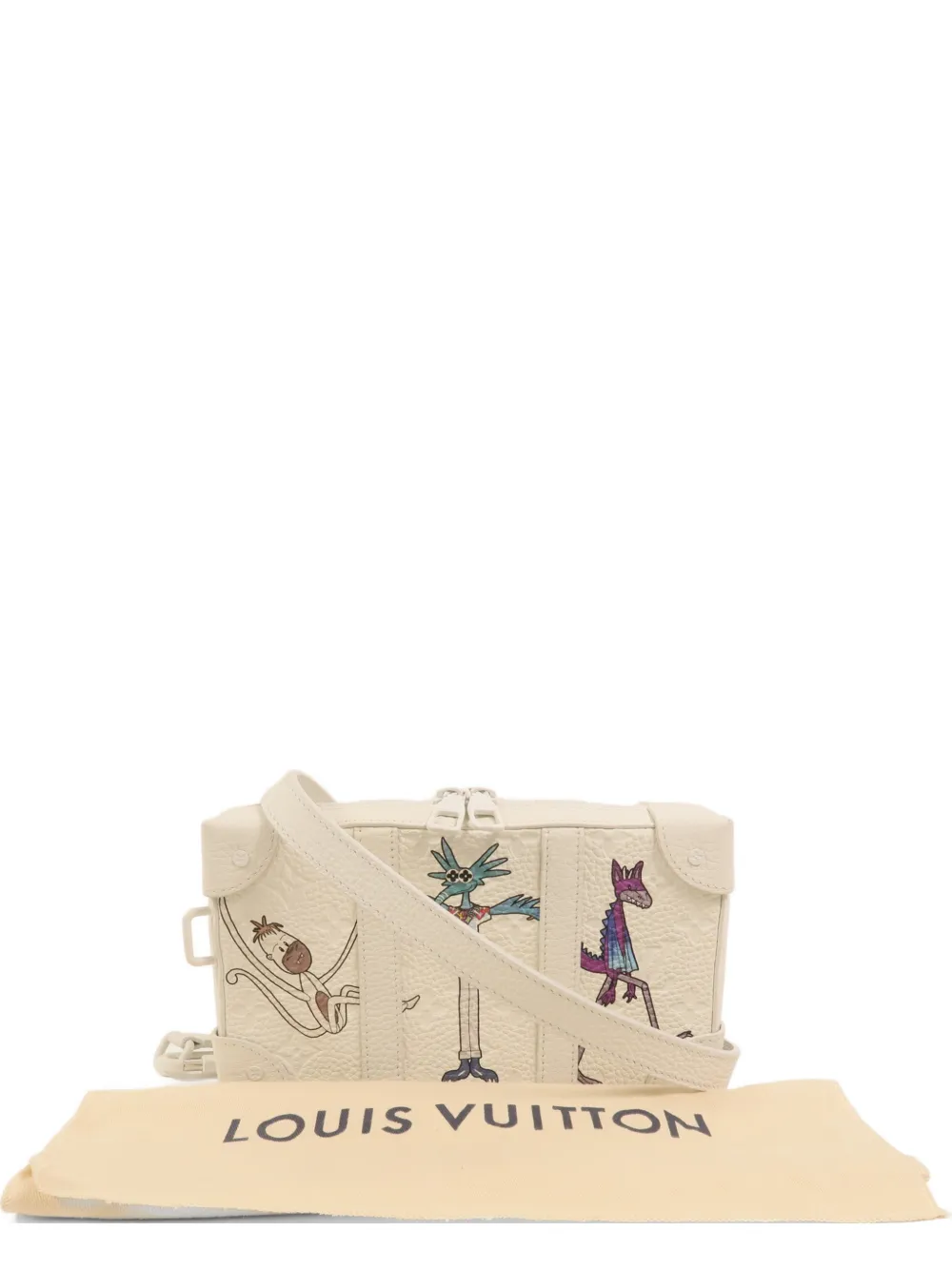 Louis Vuitton Pre-Owned LV Friends Monogram Taurillon shoulder bag - Toni neutri