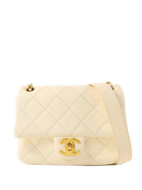 CHANEL Pre-Owned CC turn-lock quilted calfskin shoulder bag