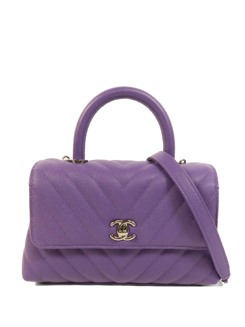 CHANEL Pre-Owned Coco Handle tote bag - Purple