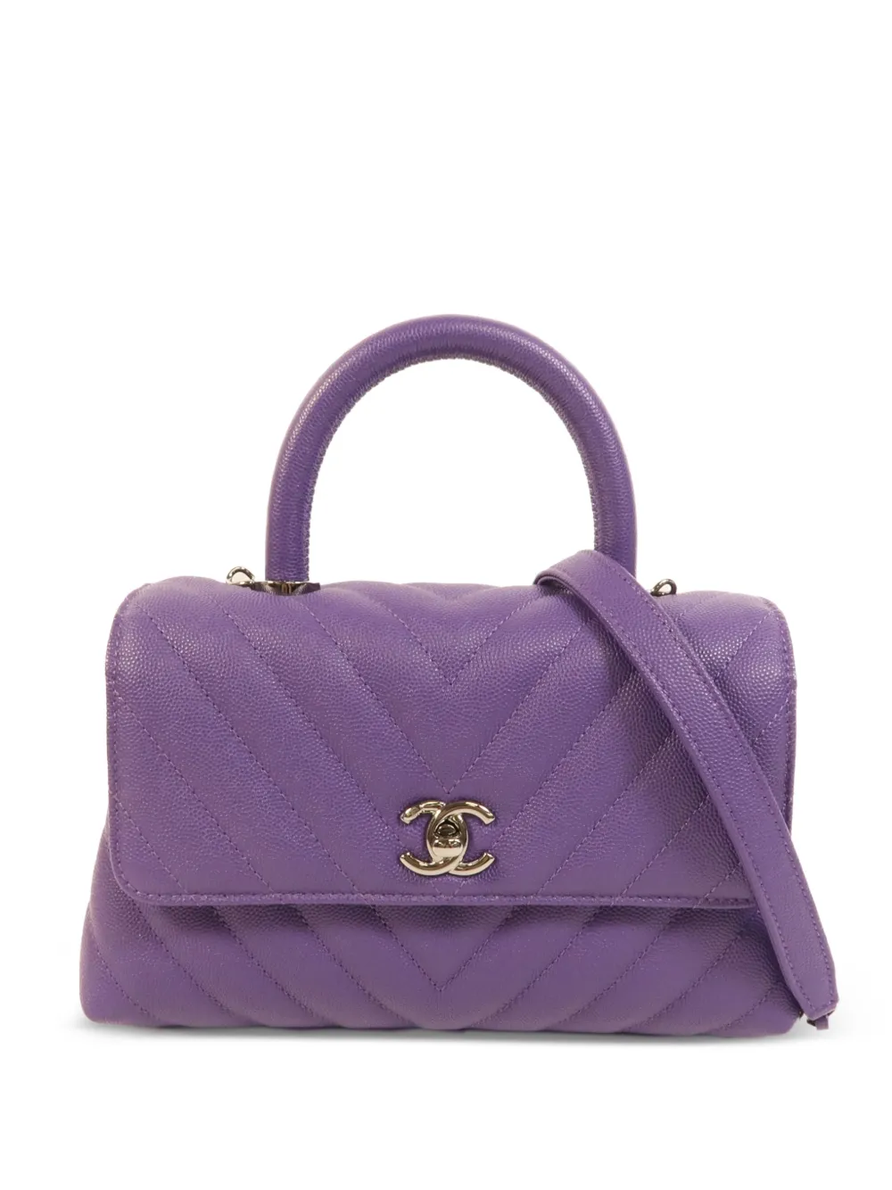 CHANEL Pre-Owned Coco Handle tote bag - Viola