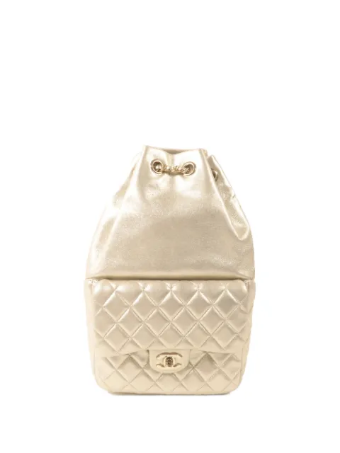 CHANEL Pre-Owned quilted CC turn-lock backpack